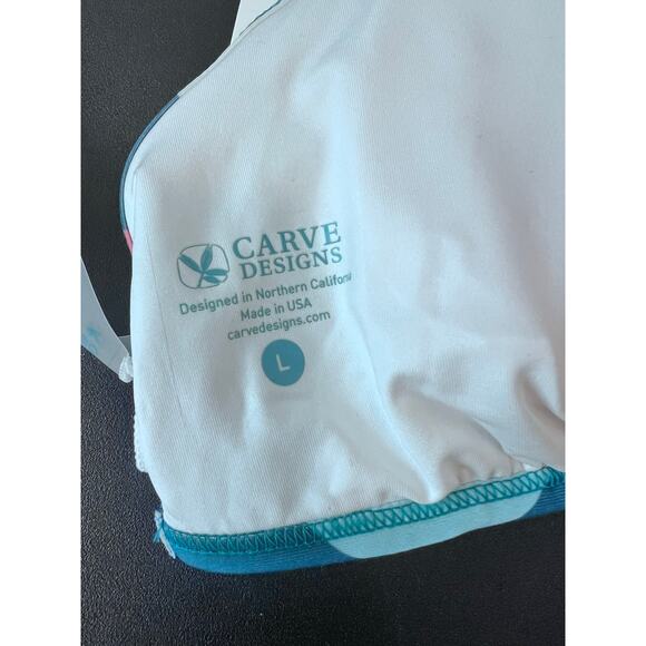 CARVE DESIGNS STINSON HERITAGE BATHING SUIT RACER BACK TOP RETRO DOT NWT - Picture 5 of 15